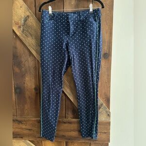 Old Navy Women's Navy Pixie Pants with White Dots